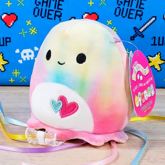 Squishmallow Janet the Jellyfish 5" UltraSoft Stuffed Valentine's Day Plush NWT - Picture 6 of 12